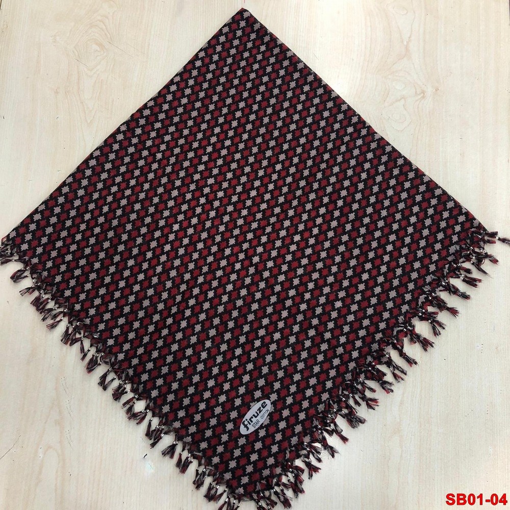 Firuze Boncuklu Cotton Eşarp(sb01-04)