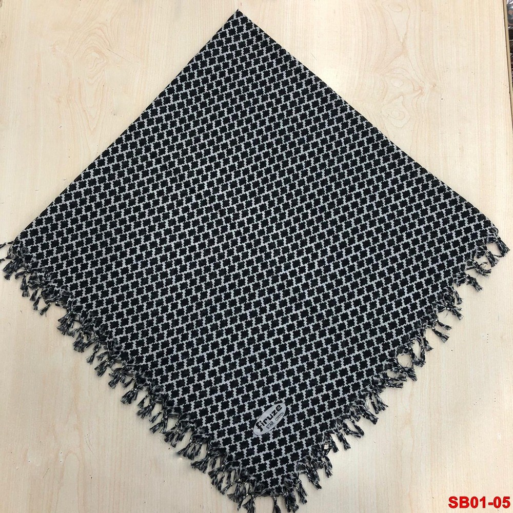 Firuze Boncuklu Cotton Eşarp(sb01-05)