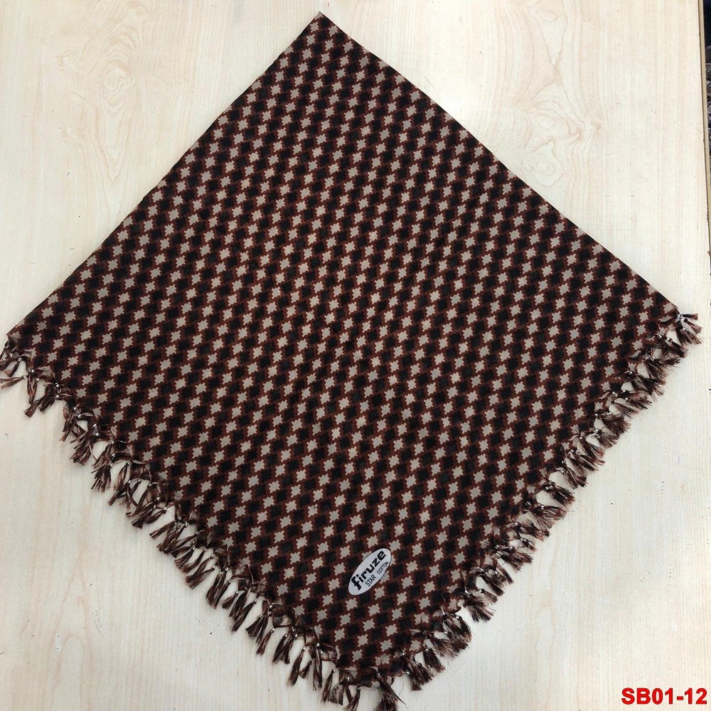 Firuze Boncuklu Cotton Eşarp(sb01-12)