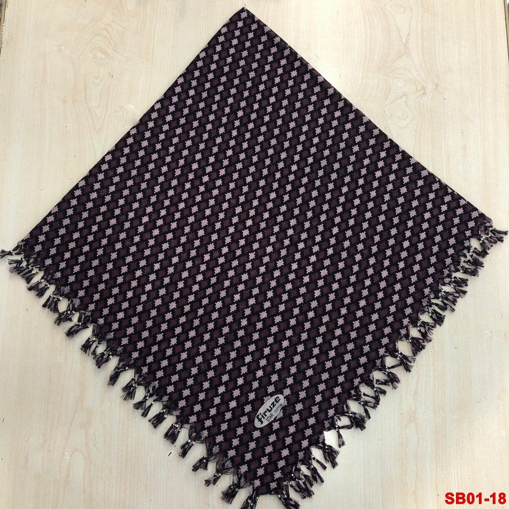 Firuze Boncuklu Cotton Eşarp(sb01-18)