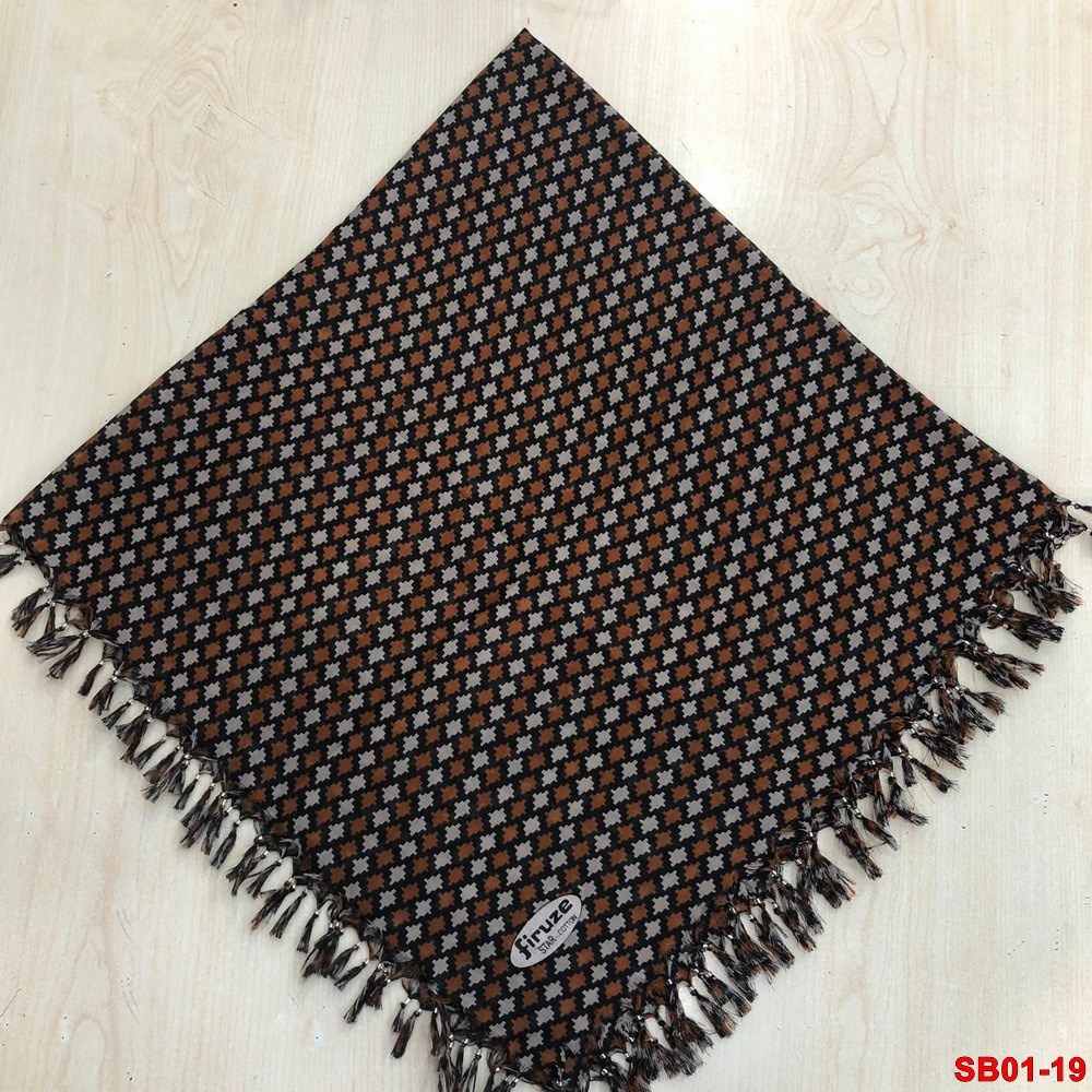 Firuze Boncuklu Cotton Eşarp(sb01-19)