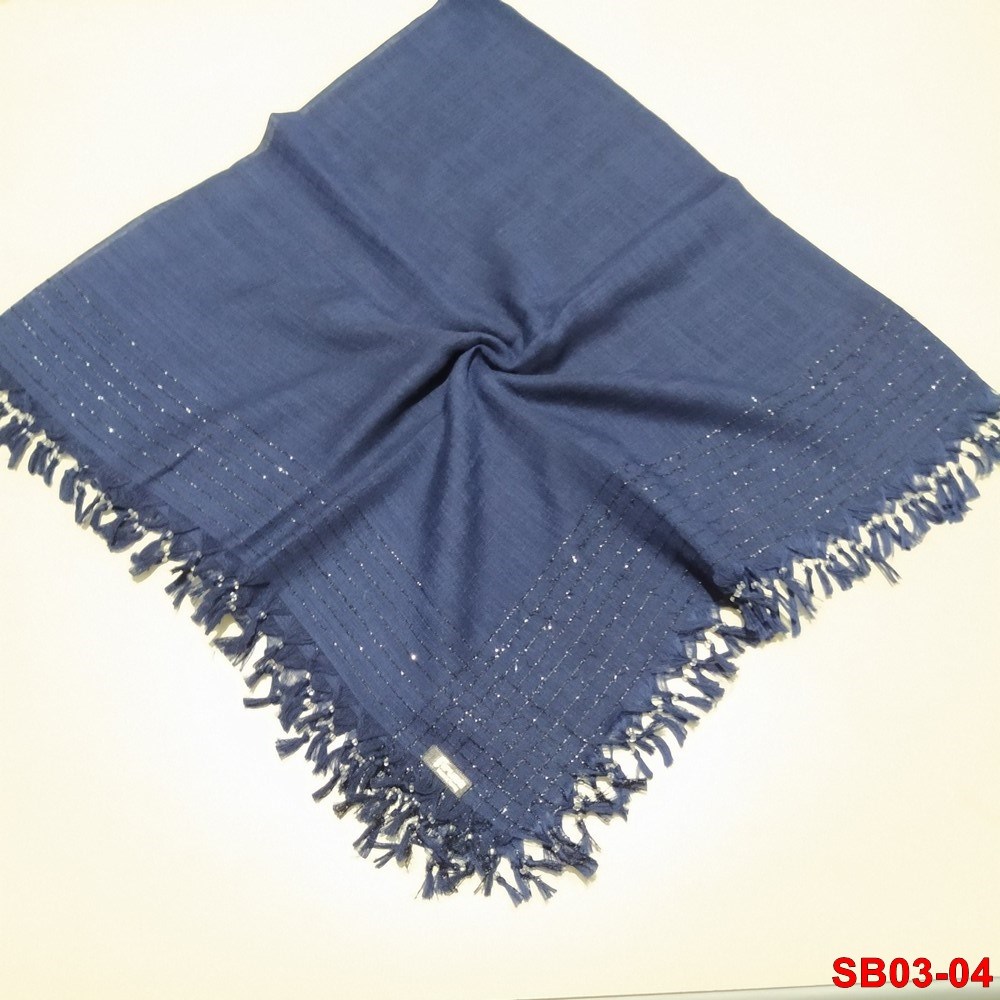 Firuze Boncuklu Cotton Eşarp(sb03-04)