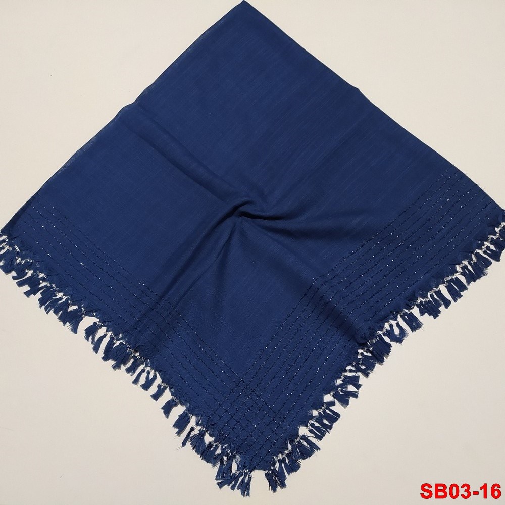 Firuze Boncuklu Cotton Eşarp(sb03-16)