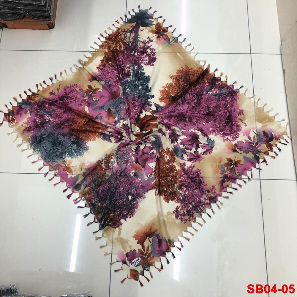 Firuze Boncuklu Cotton Eşarp(sb04-05)