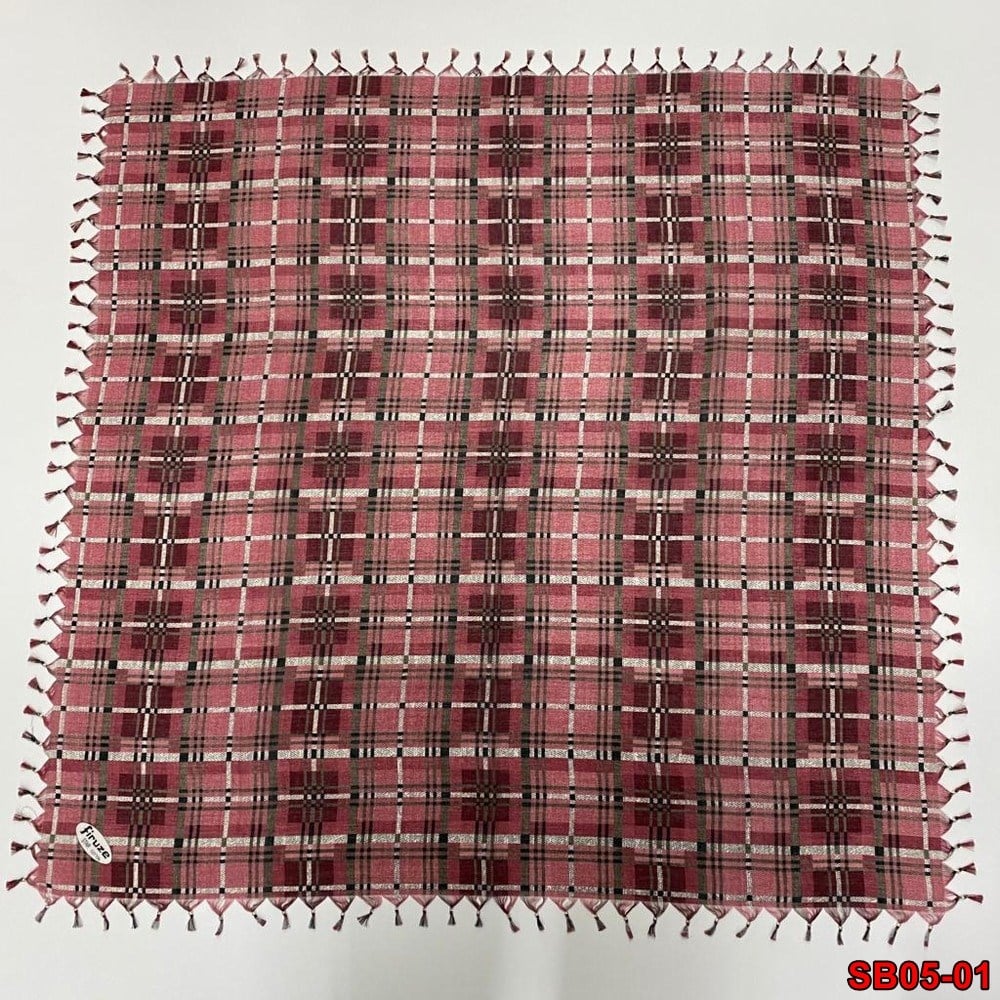 Firuze Boncuklu Cotton Eşarp(sb05-01)