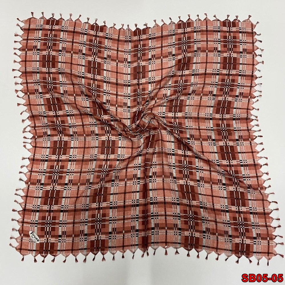 Firuze Boncuklu Cotton Eşarp(sb05-05)
