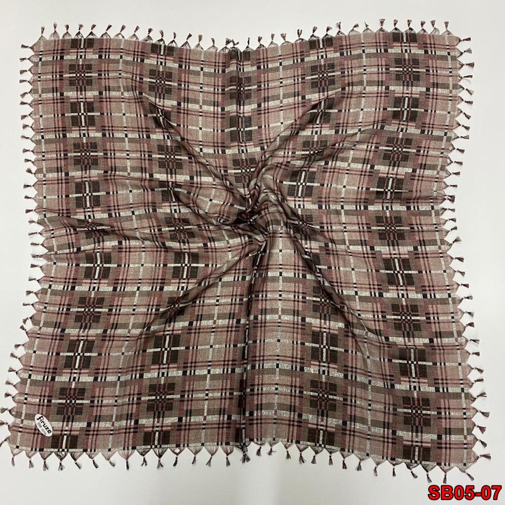 Firuze Boncuklu Cotton Eşarp(sb05-07)