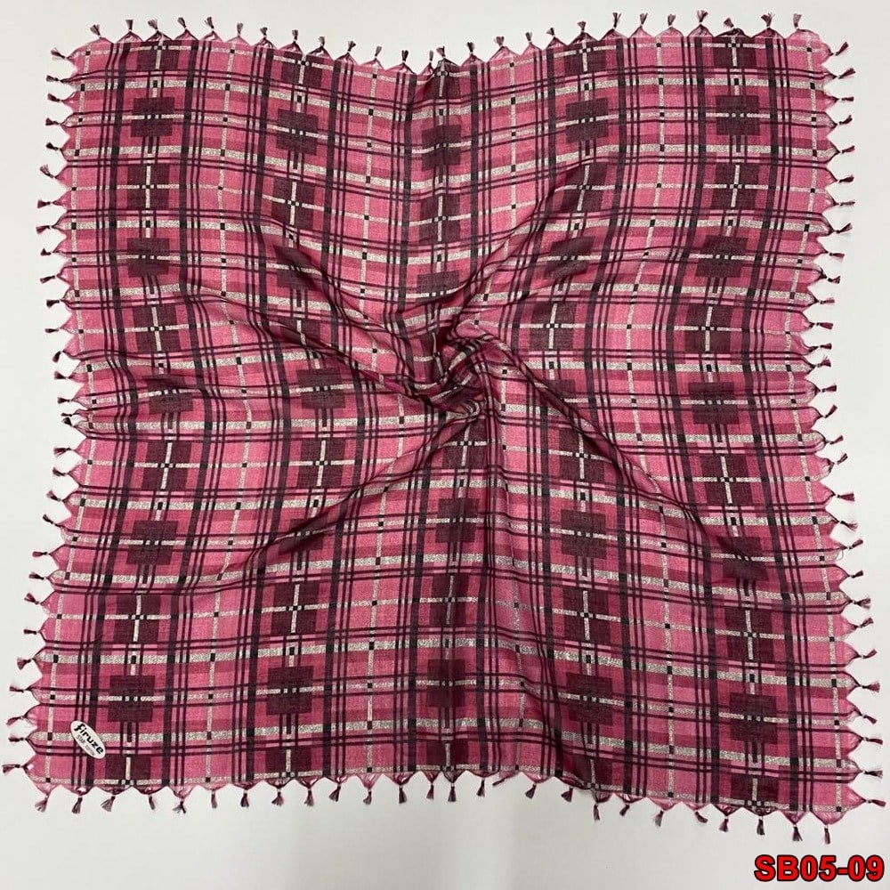 Firuze Boncuklu Cotton Eşarp(sb05-09)