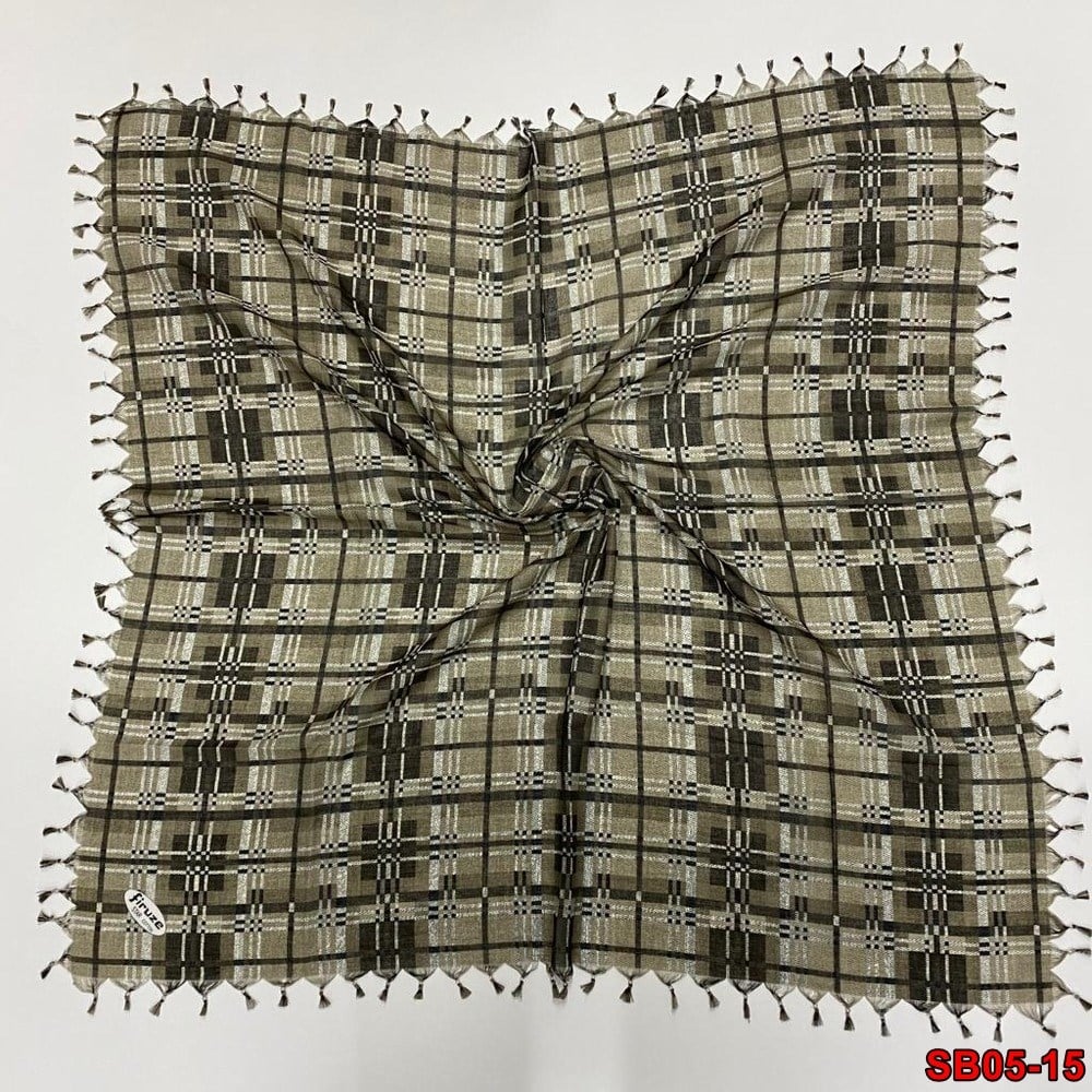 Firuze Boncuklu Cotton Eşarp(sb05-15)