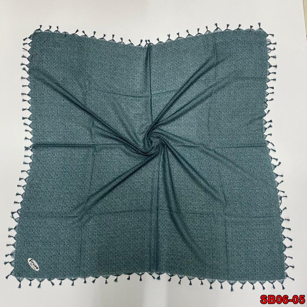 Firuze Boncuklu Cotton Eşarp(sb06-05)