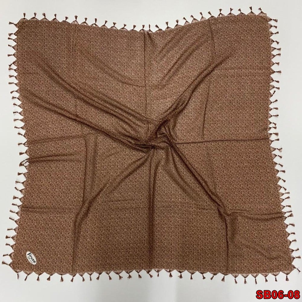 Firuze Boncuklu Cotton Eşarp(sb06-08)