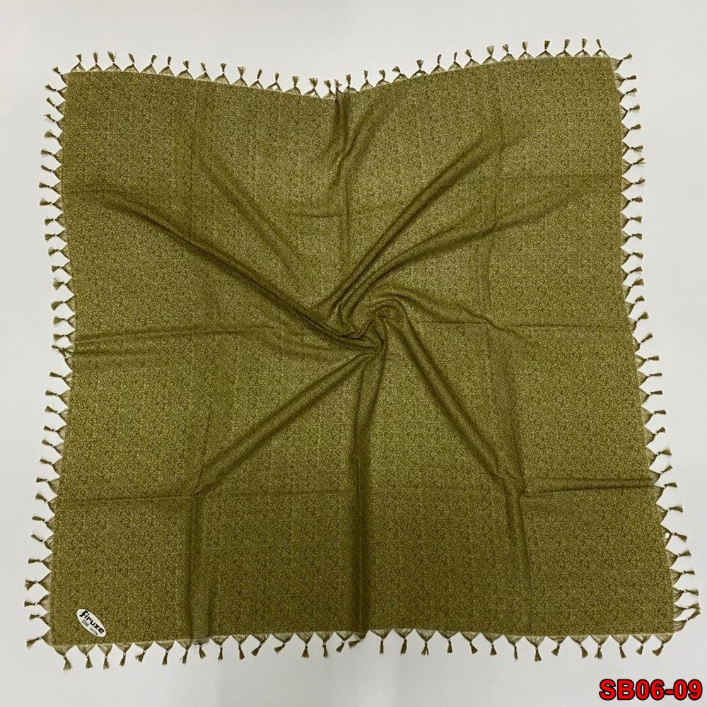 Firuze Boncuklu Cotton Eşarp(sb06-09)