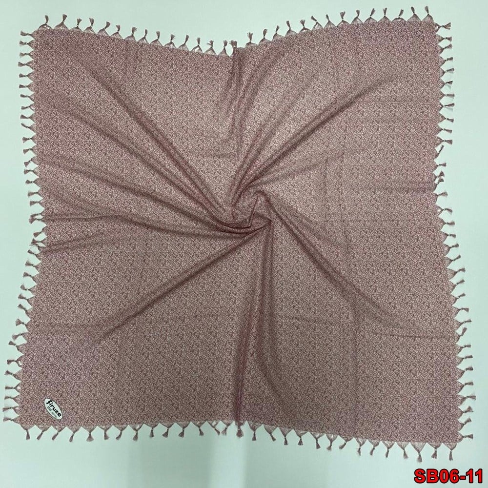 Firuze Boncuklu Cotton Eşarp(sb06-11)
