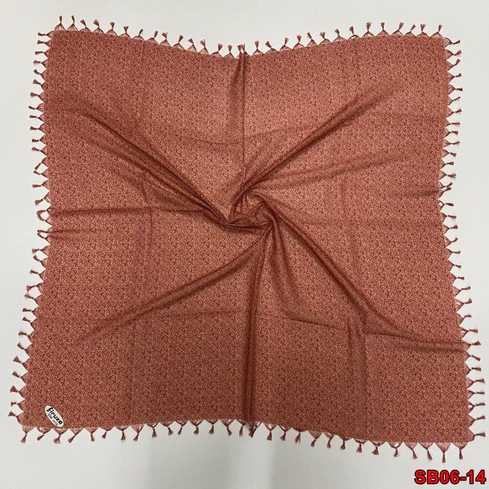 Firuze Boncuklu Cotton Eşarp(sb06-14)