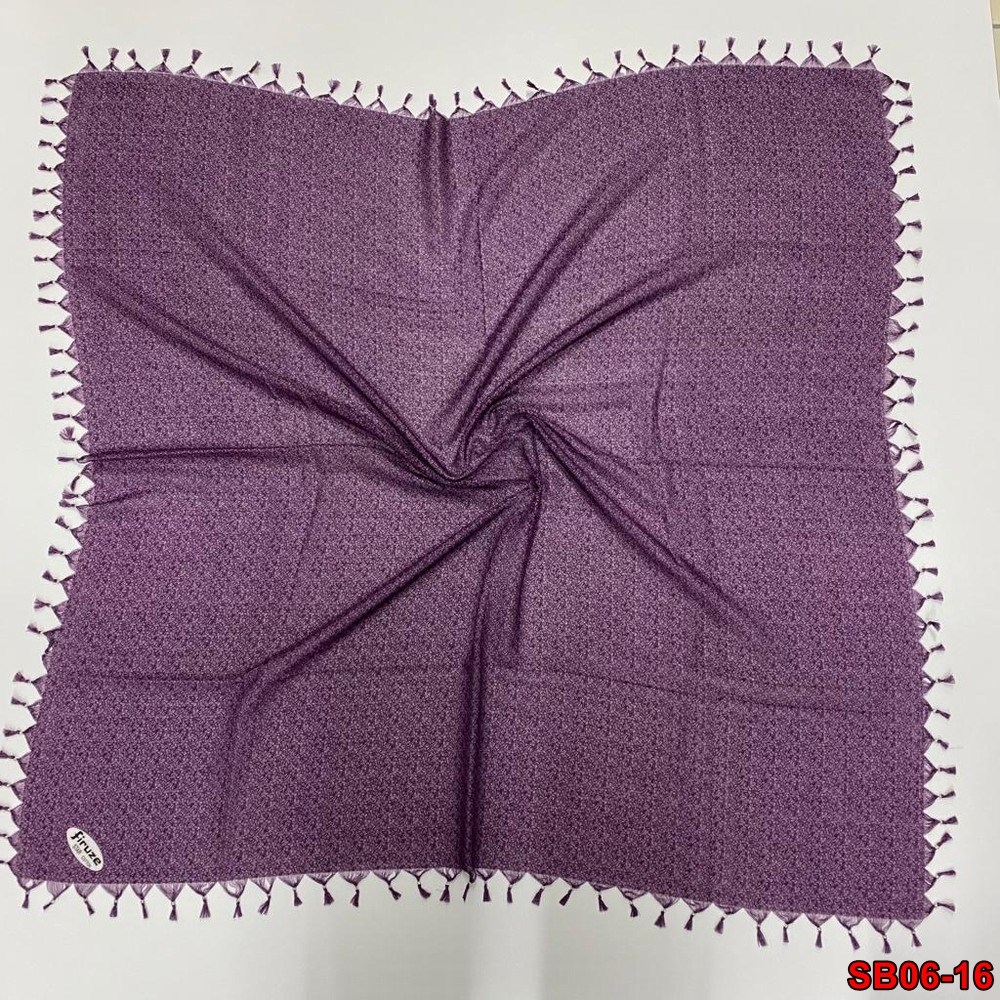 Firuze Boncuklu Cotton Eşarp(sb06-16)