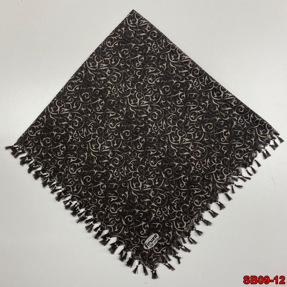 Firuze Boncuklu Cotton Eşarp(sb09-12)