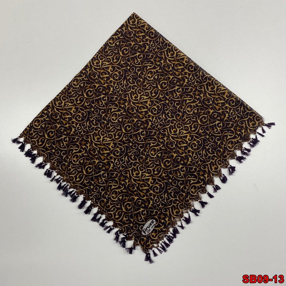 Firuze Boncuklu Cotton Eşarp(sb09-13)