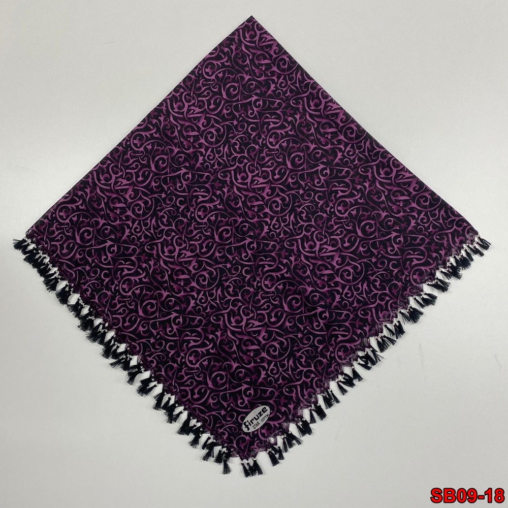 Firuze Boncuklu Cotton Eşarp(sb09-18)