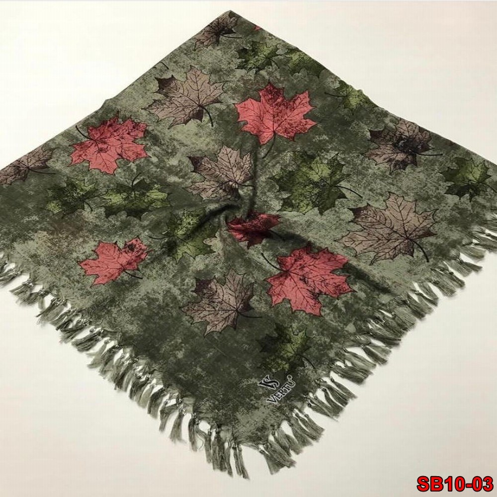 Firuze Boncuklu Cotton Eşarp(sb10-03)