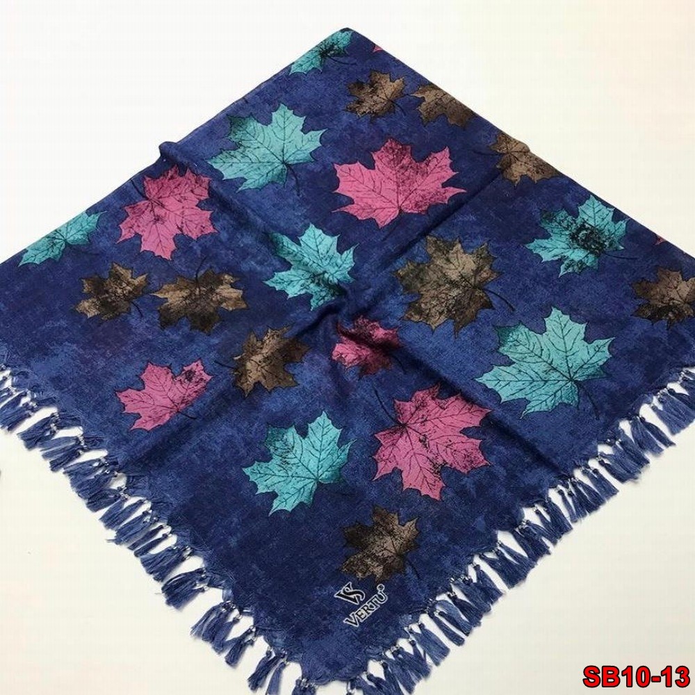 Firuze Boncuklu Cotton Eşarp(sb10-13)