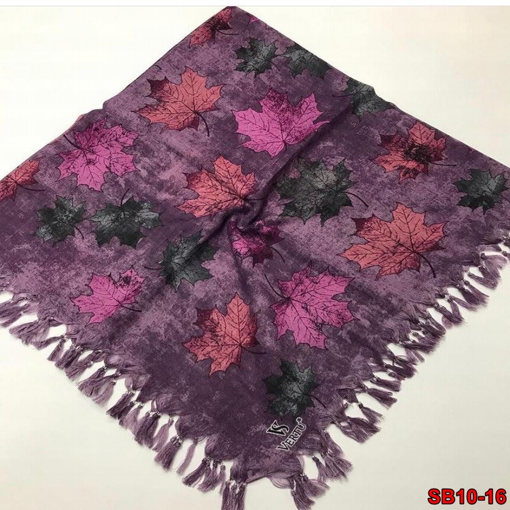 Firuze Boncuklu Cotton Eşarp(sb10-16)