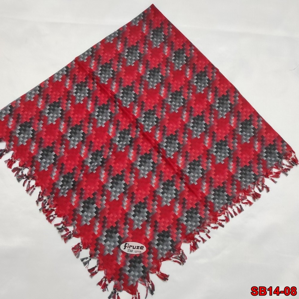 Firuze Boncuklu Cotton Eşarp(sb14-08)