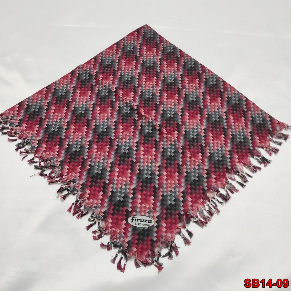 Firuze Boncuklu Cotton Eşarp(sb14-09)