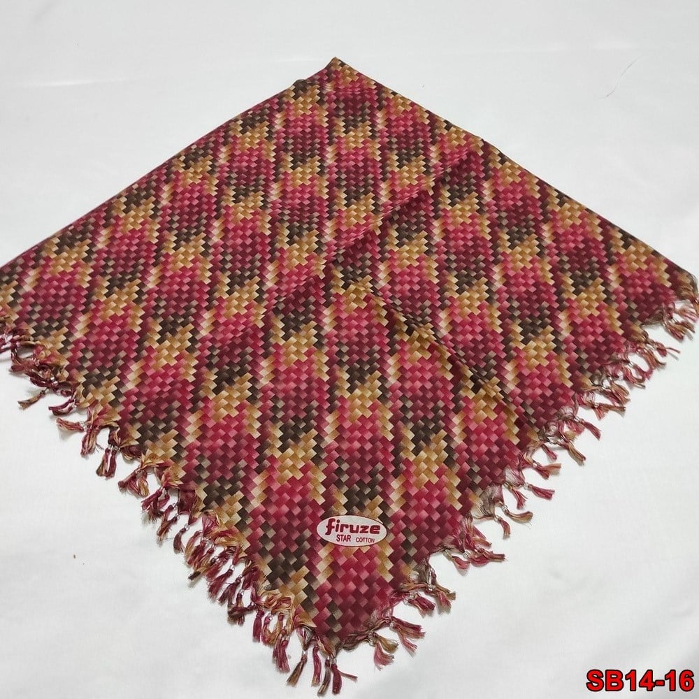 Firuze Boncuklu Cotton Eşarp(sb14-16)
