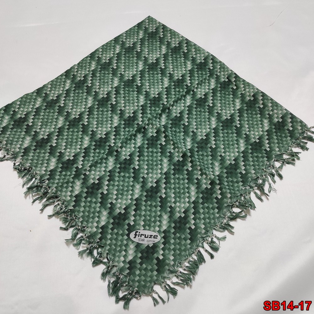 Firuze Boncuklu Cotton Eşarp(sb14-17)