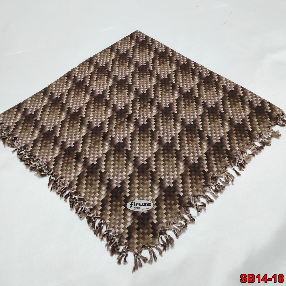 Firuze Boncuklu Cotton Eşarp(sb14-18)