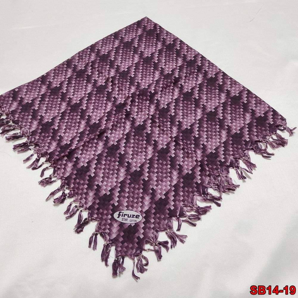 Firuze Boncuklu Cotton Eşarp(sb14-19)