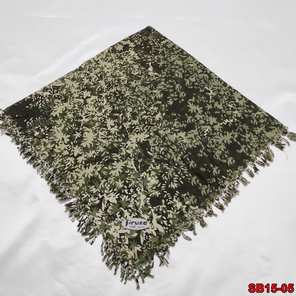 Firuze Boncuklu Cotton Eşarp(sb15-05)
