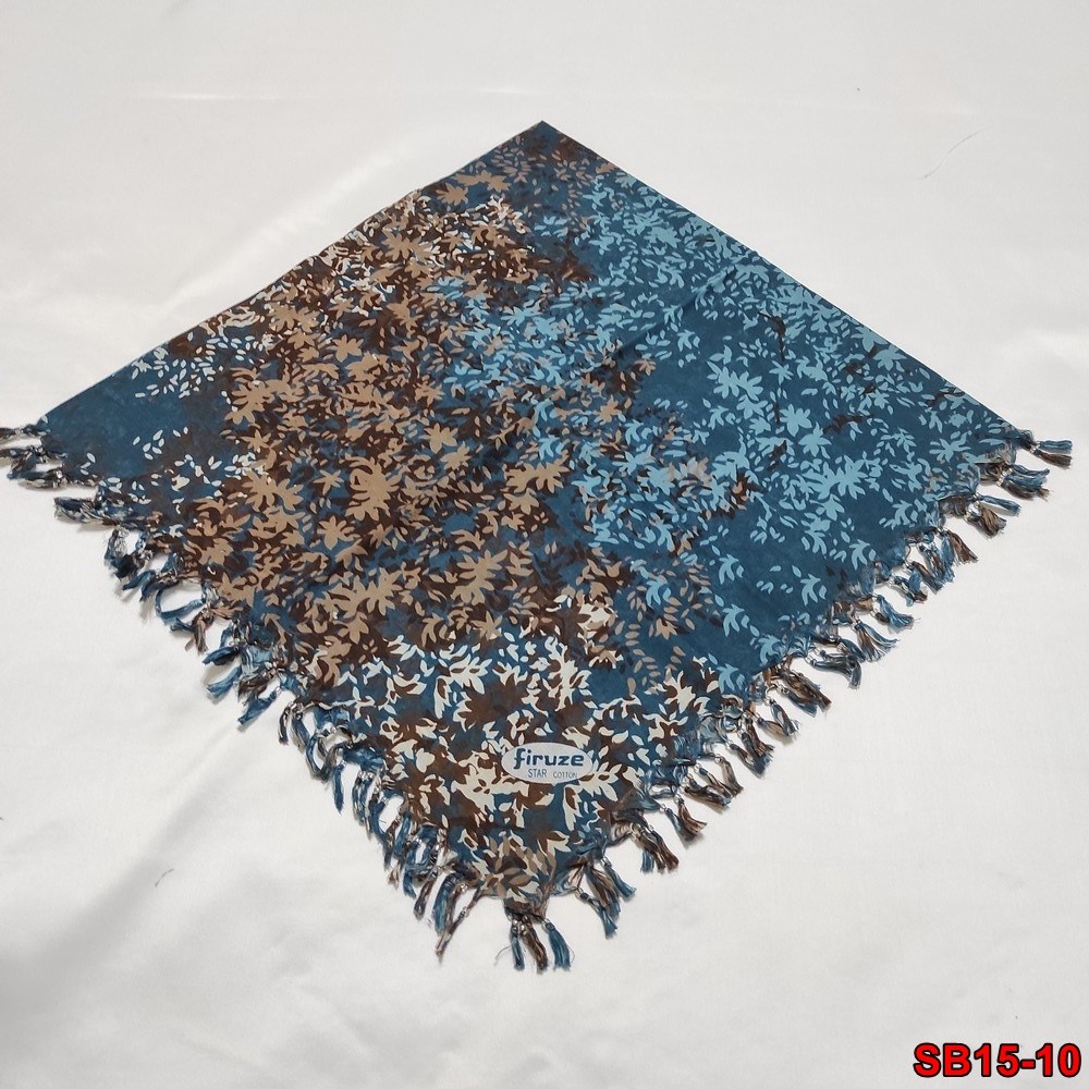 Firuze Boncuklu Cotton Eşarp(sb15-10)