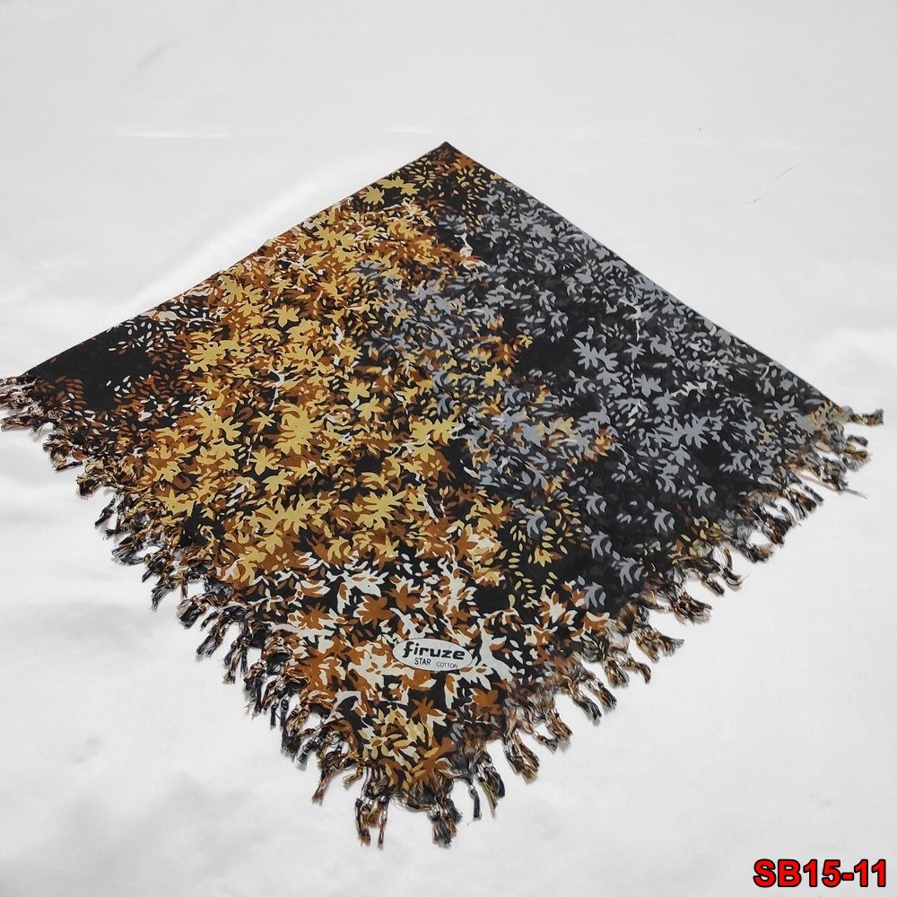 Firuze Boncuklu Cotton Eşarp(sb15-11)