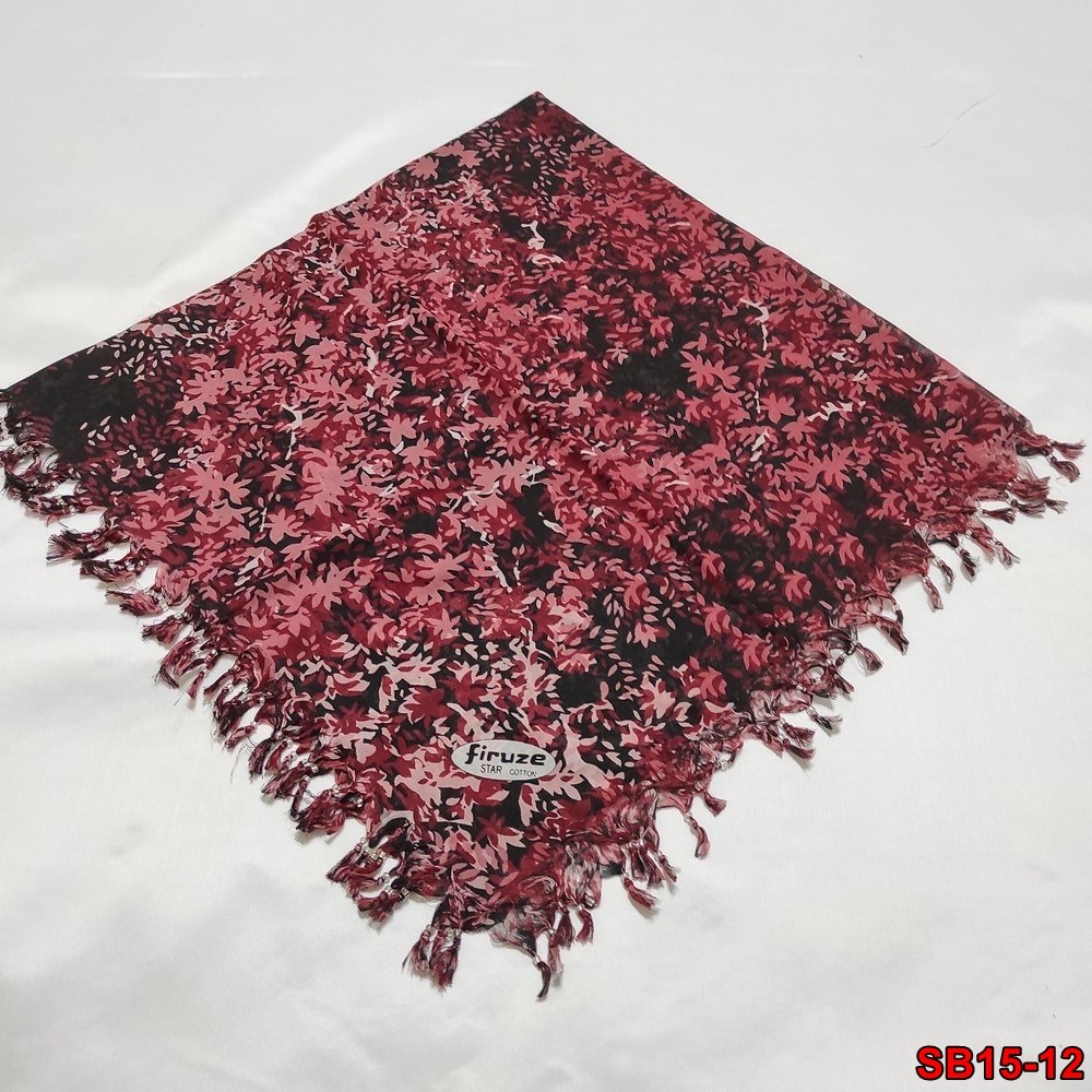 Firuze Boncuklu Cotton Eşarp(sb15-12)