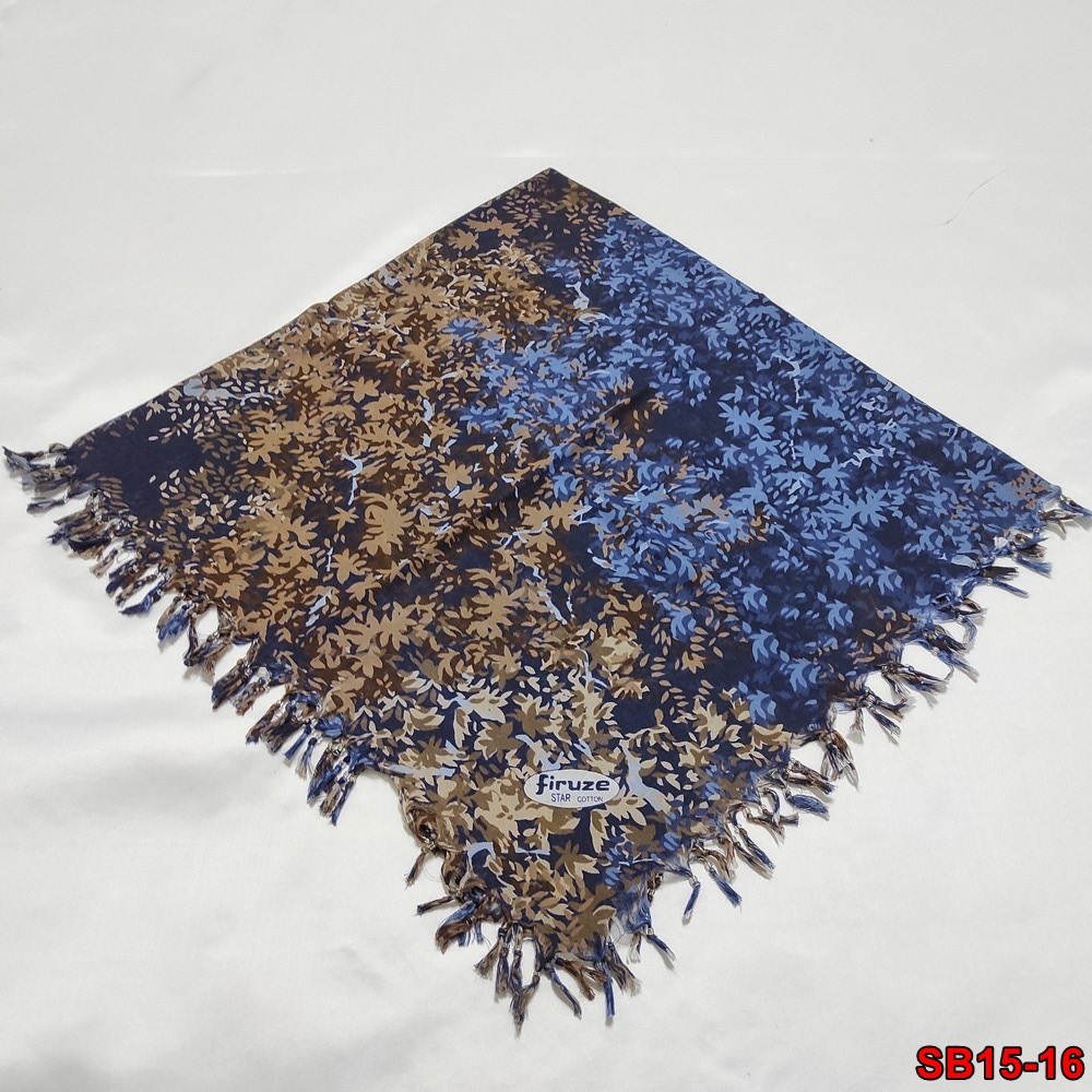 Firuze Boncuklu Cotton Eşarp(sb15-16)