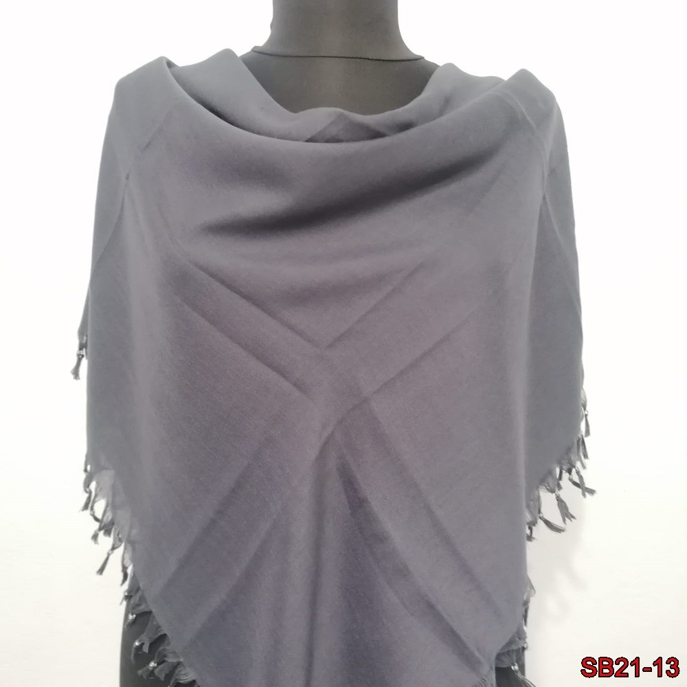 Firuze Boncuklu Cotton Eşarp(sb21-13)