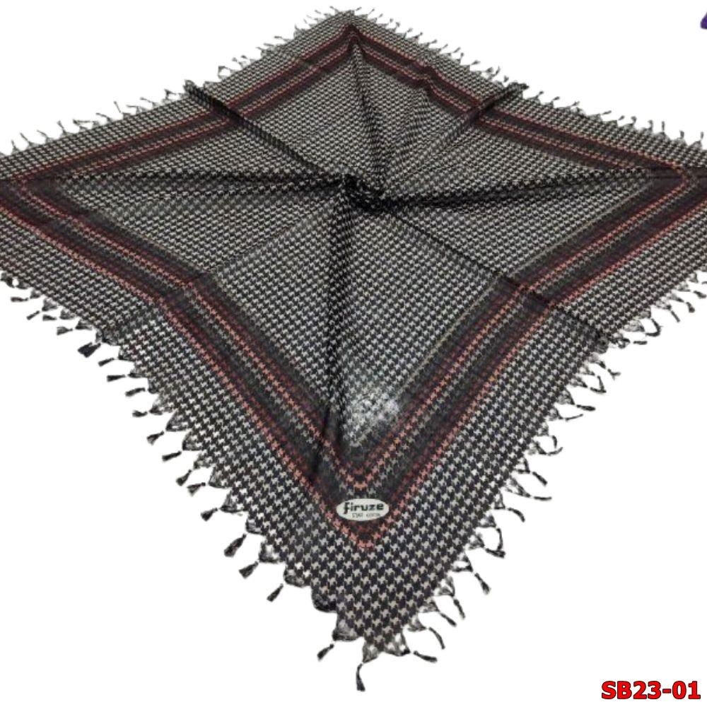 Firuze Boncuklu Cotton Eşarp(sb23-01)
