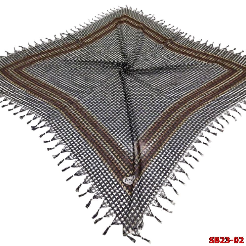 Firuze Boncuklu Cotton Eşarp(sb23-02)