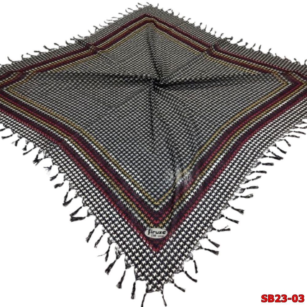 Firuze Boncuklu Cotton Eşarp(sb23-03)