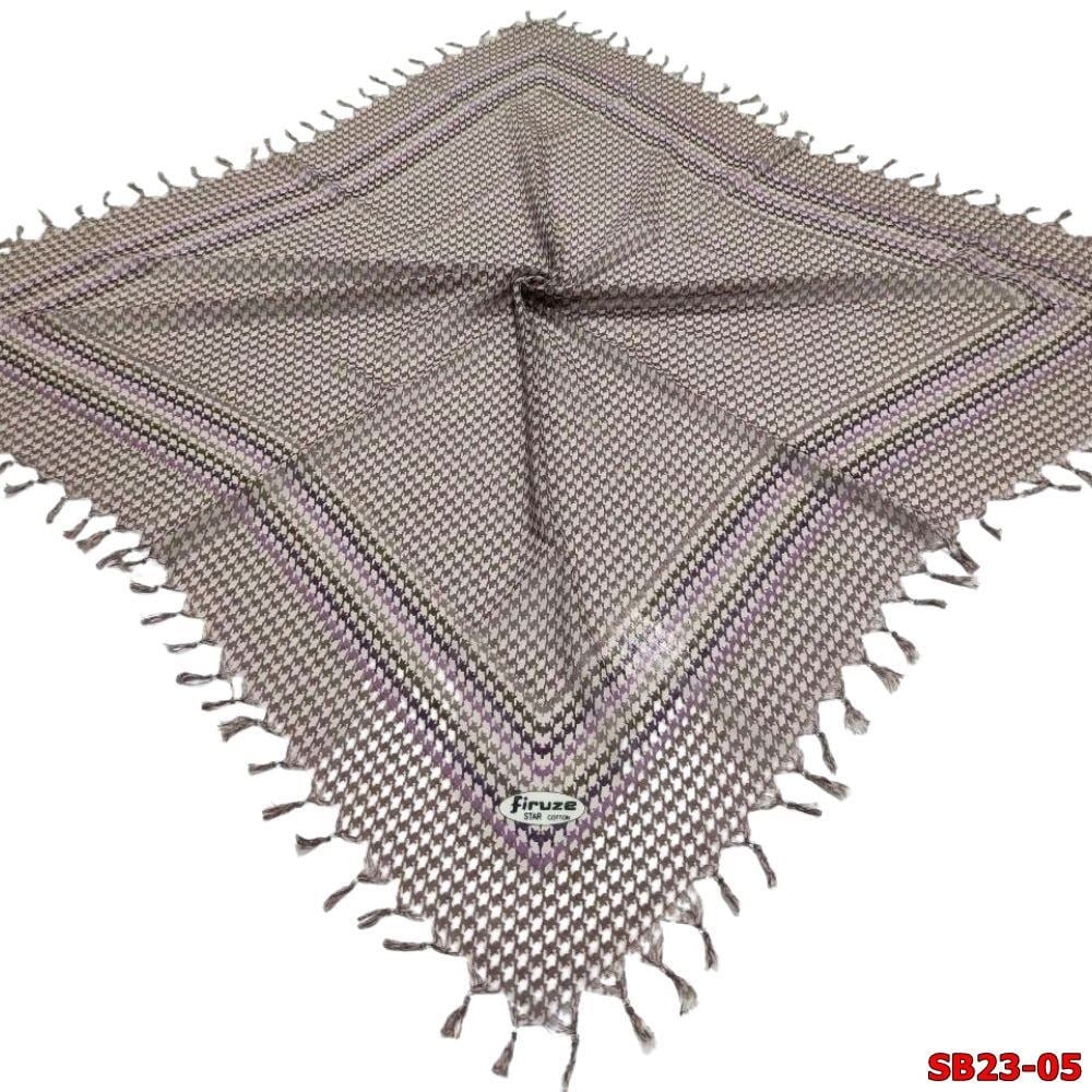 Firuze Boncuklu Cotton Eşarp(sb23-05)