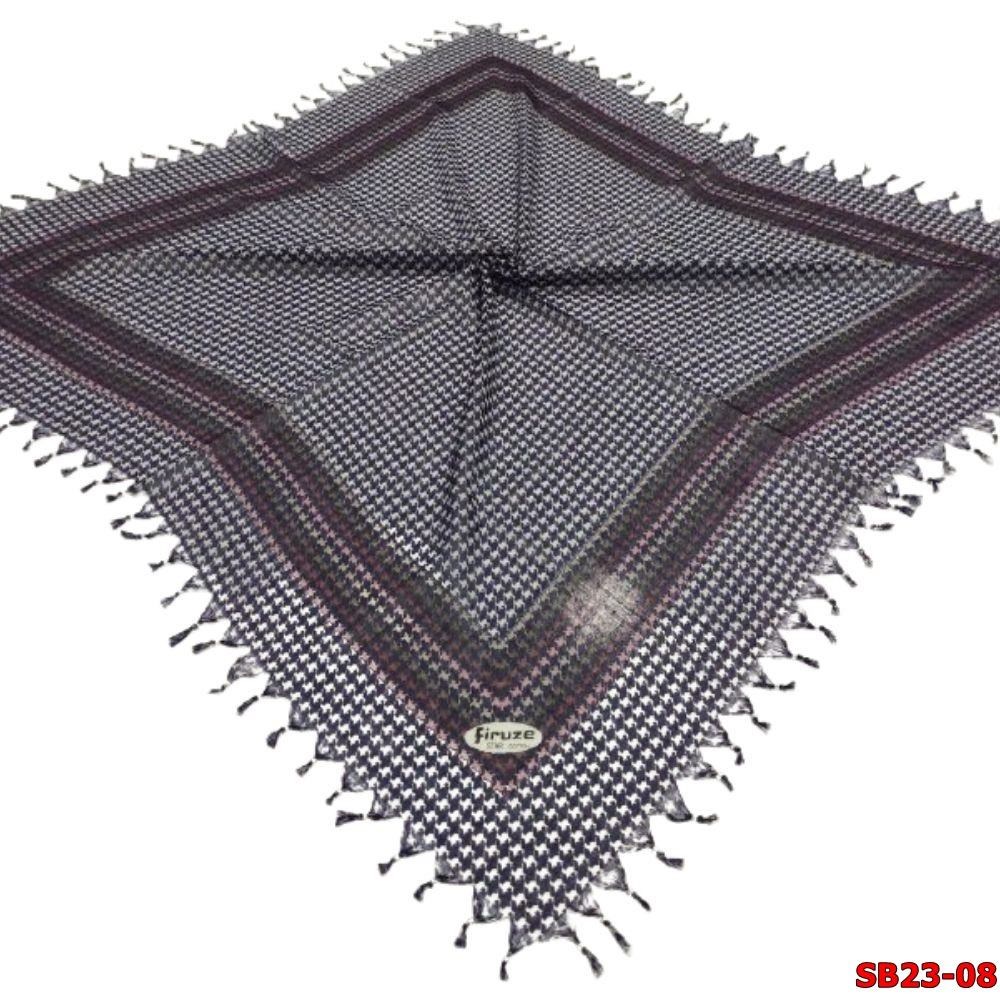 Firuze Boncuklu Cotton Eşarp(sb23-08)
