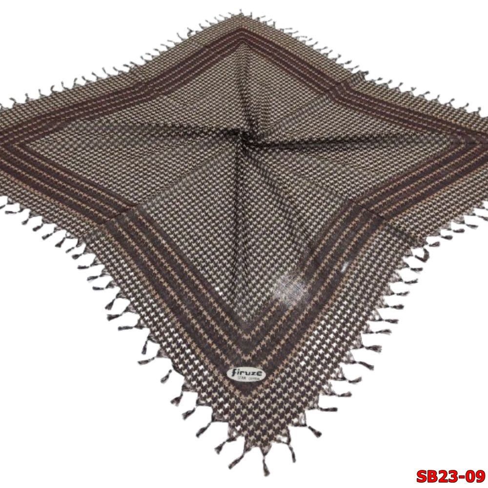Firuze Boncuklu Cotton Eşarp(sb23-09)