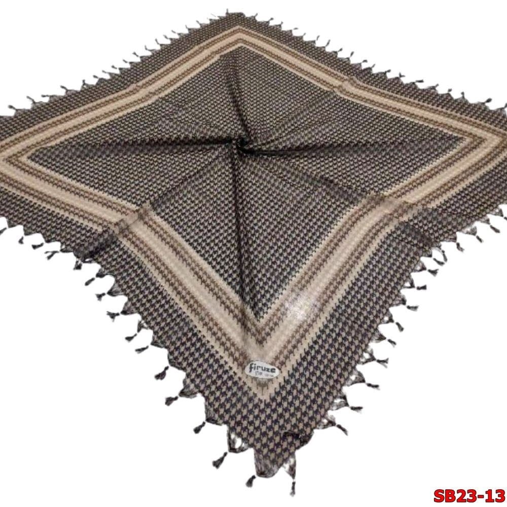 Firuze Boncuklu Cotton Eşarp(sb23-13)