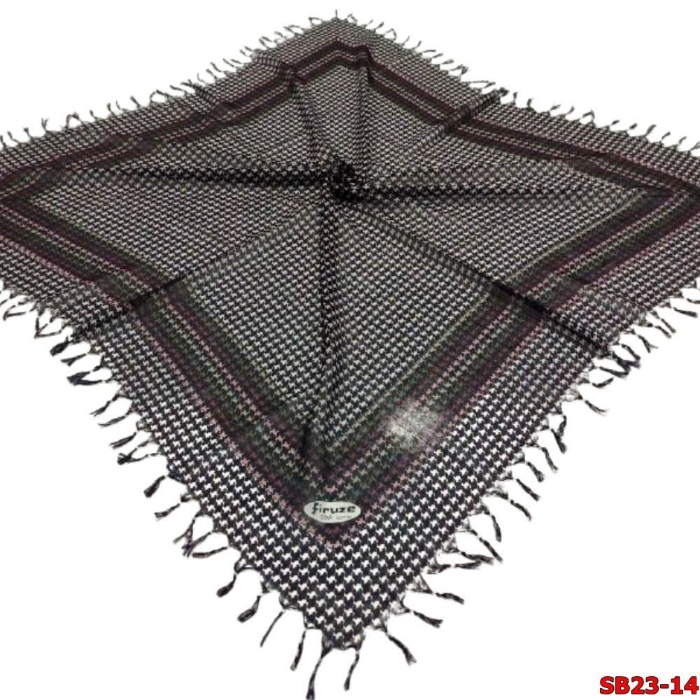 Firuze Boncuklu Cotton Eşarp(sb23-14)