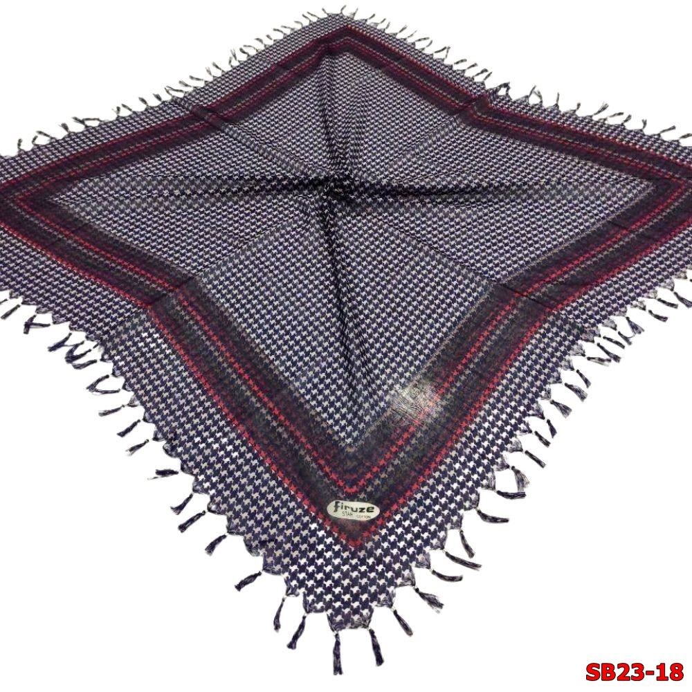 Firuze Boncuklu Cotton Eşarp(sb23-18)