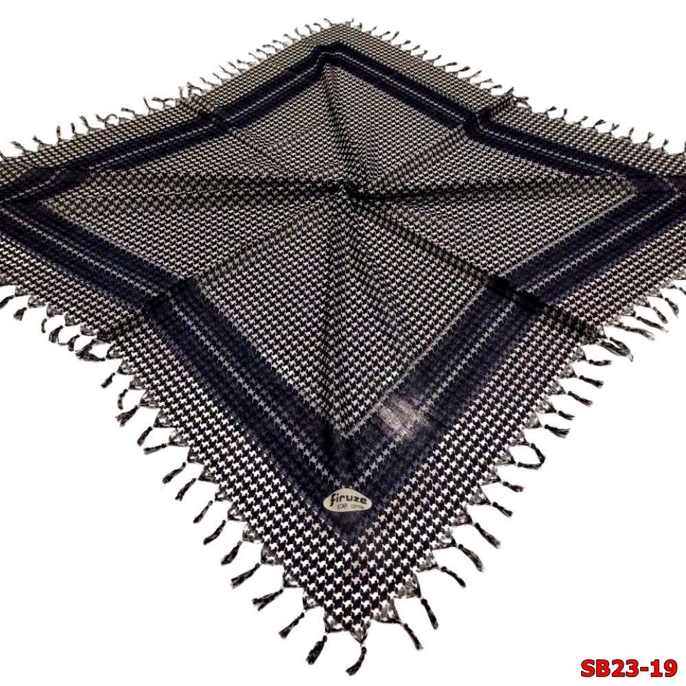 Firuze Boncuklu Cotton Eşarp(sb23-19)