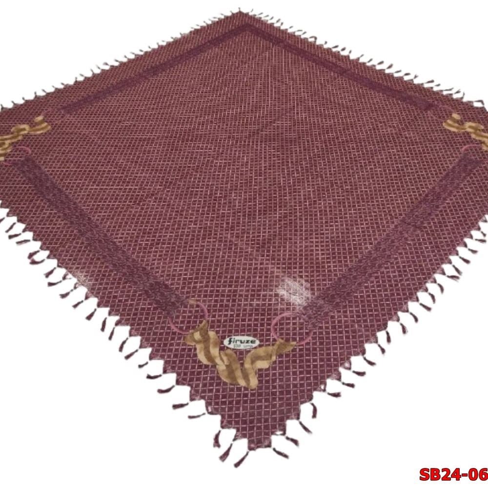 Firuze Boncuklu Cotton Eşarp(sb24-06)