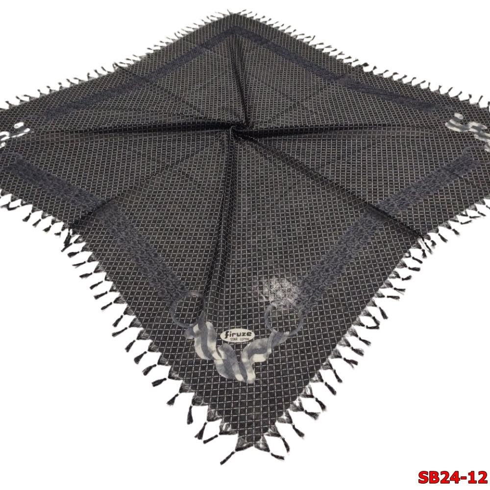 Firuze Boncuklu Cotton Eşarp(sb24-12)