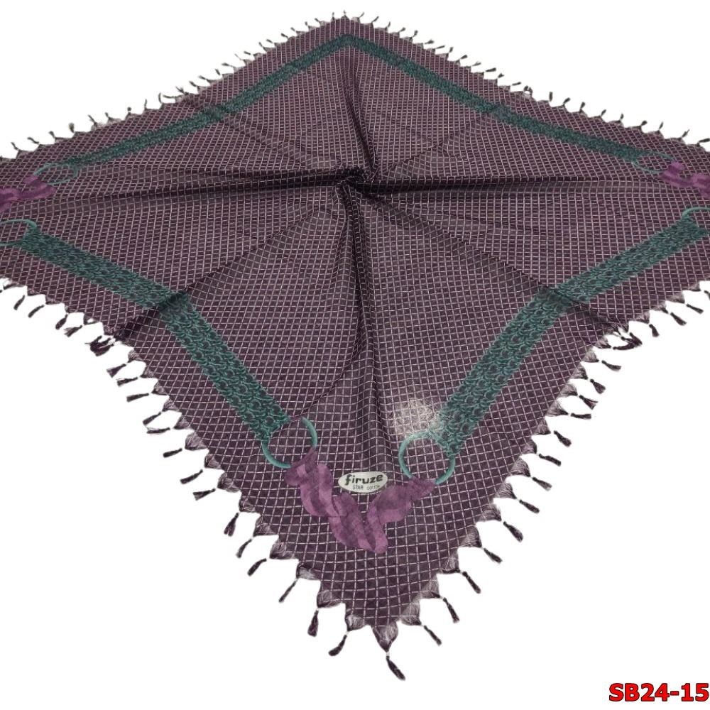 Firuze Boncuklu Cotton Eşarp(sb24-15)